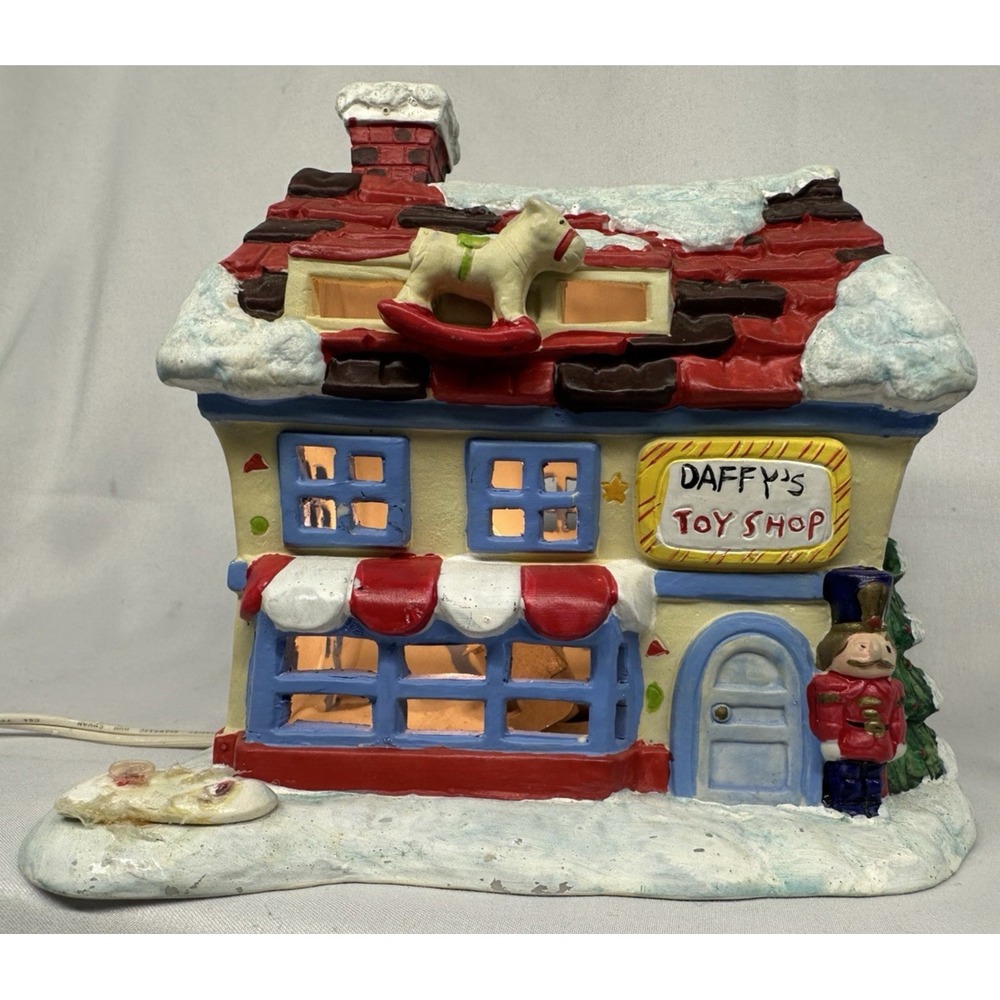 Looney Tunes Daffy's Toy Shop, Porcelain House, Warner Bros, 1996, Daffy Missing